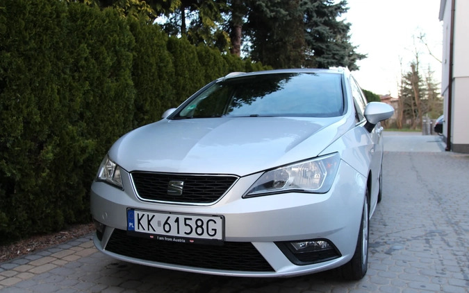 Seat Ibiza cena 25998 przebieg: 134500, rok produkcji 2015 z Niepołomice małe 92